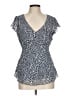 Cato Blue Sleeveless Blouse Size L - photo 1