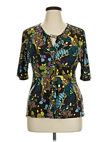 Bisou Bisou 3/4 Sleeve Blouse (view 1)