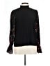 CeCe Black Long Sleeve Blouse Size L - photo 1
