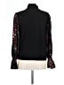 CeCe Black Long Sleeve Blouse Size L - photo 2
