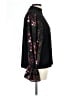 CeCe Black Long Sleeve Blouse Size L - photo 4