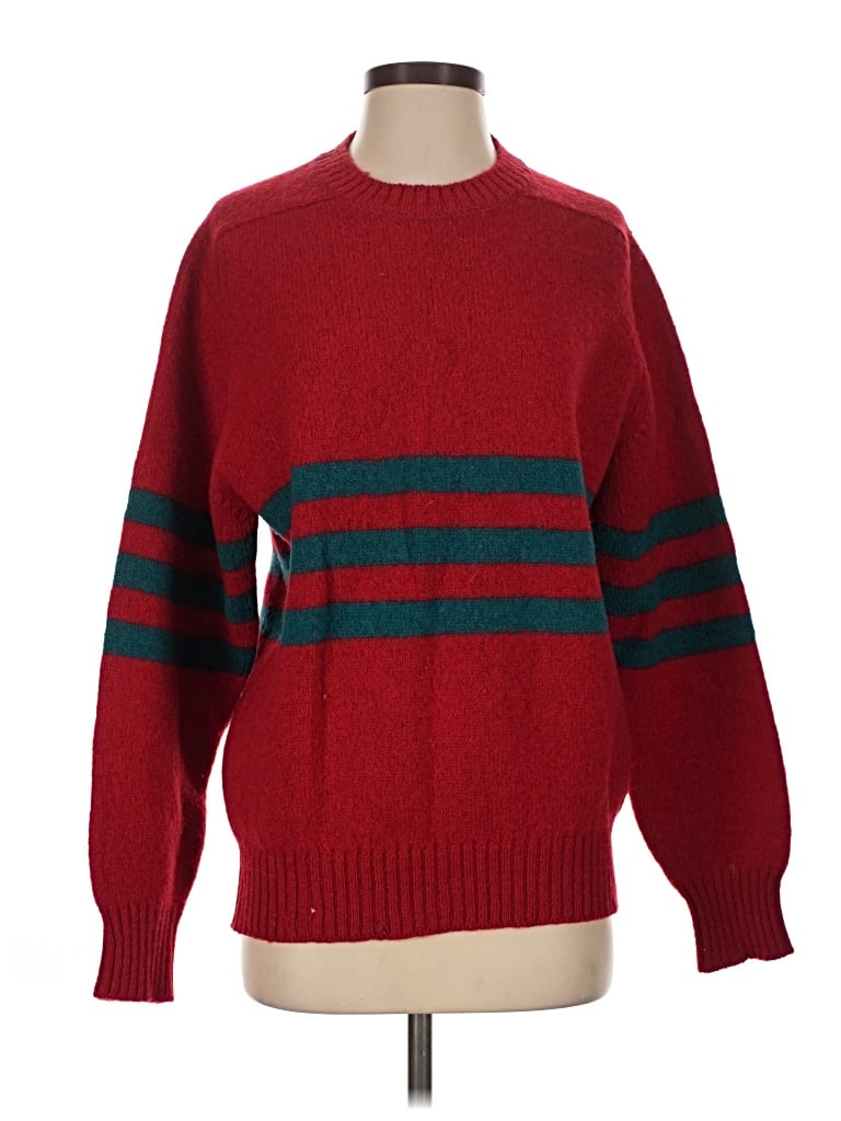 Pre-owned Gap Wool Pullover Sweater In Red