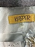 Kasper Metallic Silver Jacket Size 18 - photo 6
