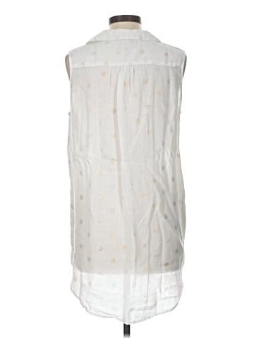 For Cynthia Sleeveless Button-Down Shirt (view 2)
