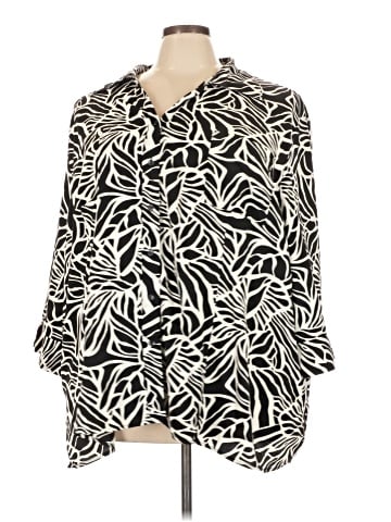 Maggie Barnes 3/4 Sleeve Blouse (view 1)