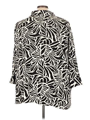 Maggie Barnes 3/4 Sleeve Blouse (view 2)