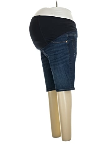 Isabel Maternity Denim Shorts (view 1)