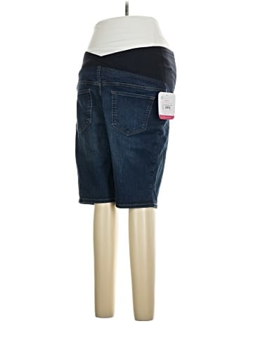 Isabel Maternity Denim Shorts (view 2)