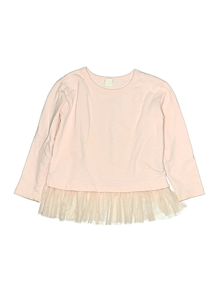 Pre-owned Crewcuts Outlet Kids' Sweatshirt In Pink