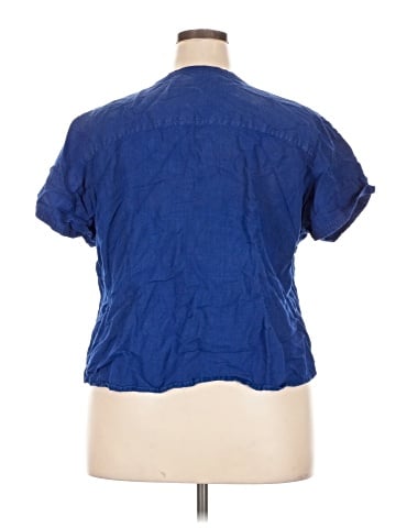 Ashley Stewart Short Sleeve Blouse (view 2)