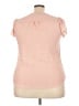 Tempted Hearts 100% Polyester Pink Short Sleeve Top Size 2X - photo 2