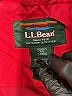 L.L.Bean 100% Nylon Solid Red Snow Jacket Size L - photo 6