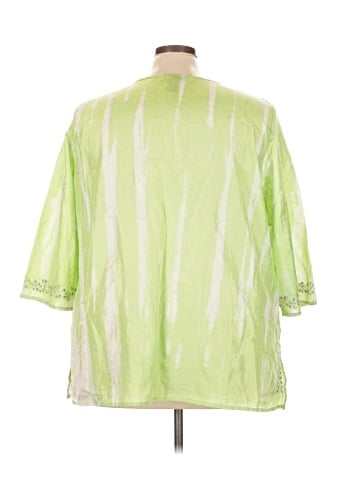 Avenue 3/4 Sleeve Silk Top (view 2)
