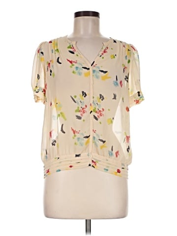 Pins and Needles Short Sleeve Blouse (view 1)
