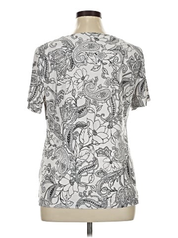 JM Collection Short Sleeve Blouse (view 2)