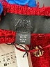 Zara Tweed Red Jacket Size S - photo 8