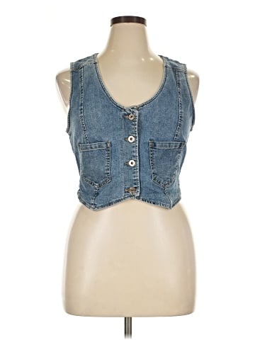 Celebrity Pink Denim Vest (view 1)