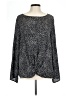 Ann Taylor LOFT 100% Polyester Black Long Sleeve Blouse Size L - photo 1