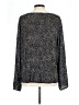 Ann Taylor LOFT 100% Polyester Black Long Sleeve Blouse Size L - photo 2