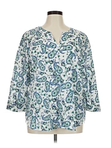 Van Heusen 3/4 Sleeve Blouse (view 1)