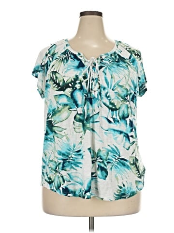 Chaps Short Sleeve Blouse (view 1)