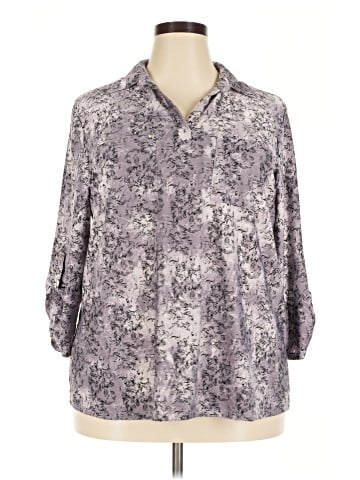 Notations 3/4 Sleeve Blouse (view 1)