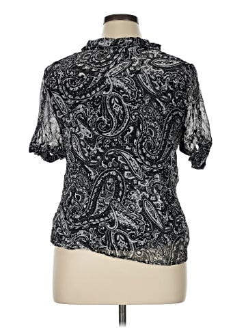 Jaclyn Smith Short Sleeve Blouse (view 2)