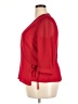 Talbots 100% Polyester Red 3/4 Sleeve Blouse Size 18 - photo 5
