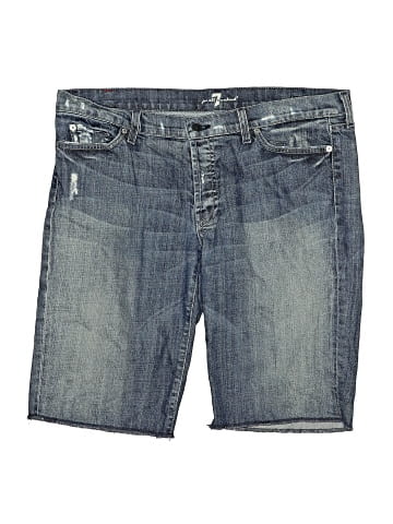 7 For All Mankind Denim Shorts (view 1)