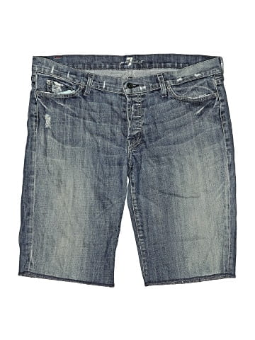 7 For All Mankind Denim Shorts (view 1)