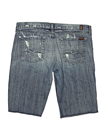 7 For All Mankind Denim Shorts (view 2)