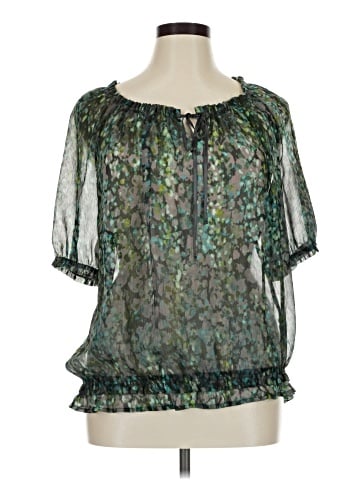 a.n.a. A New Approach Short Sleeve Blouse (view 1)