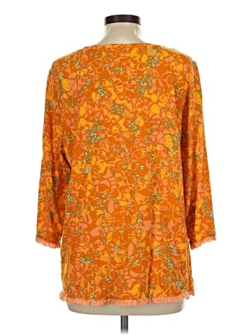 LOGO by Lori Goldstein 3/4 Sleeve Blouse (view 2)
