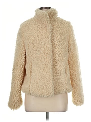 En Creme Faux Fur Jacket (view 1)