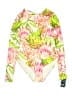 Caribbean Joe Tropical Pink Rash Guard Size M - photo 1