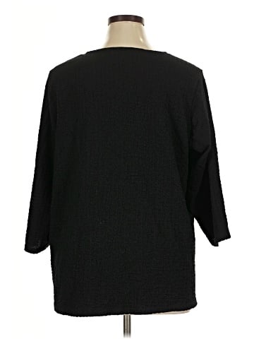 Rose + Olive 3/4 Sleeve Blouse (view 2)