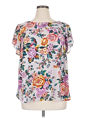 Premise Studio Short Sleeve Blouse (view 1)