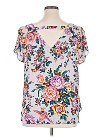 Premise Studio Short Sleeve Blouse (view 2)