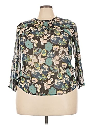 Fun2Fun 3/4 Sleeve Blouse (view 1)