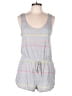 Xhilaration Stripes Gray Romper Size L - photo 1