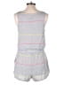 Xhilaration Stripes Gray Romper Size L - photo 2