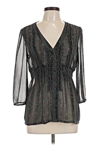 DKNY Jeans 3/4 Sleeve Blouse (view 1)