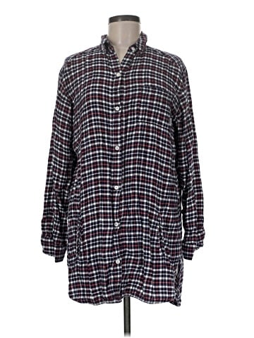 DKNY 3/4 Sleeve Button-Down Shirt (view 1)