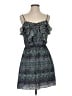 BCBGeneration 100% Polyester Print Teal Casual Dress Size XS - photo 1
