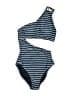 J.Crew Stripes Blue Two Piece Swimsuit Size 6 - photo 1