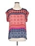 DR2 100% Polyester Pink Short Sleeve Blouse Size XL - photo 1