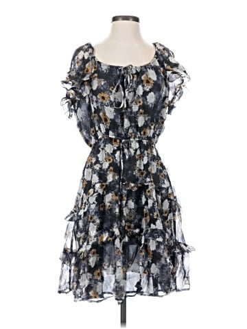 Blue Tassel Cocktail Dress (view 1)