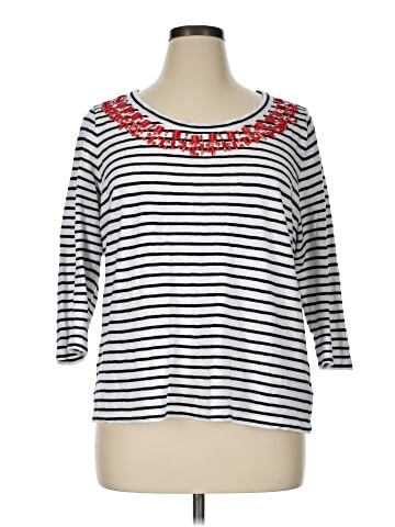 Talbots 3/4 Sleeve T-Shirt (view 1)