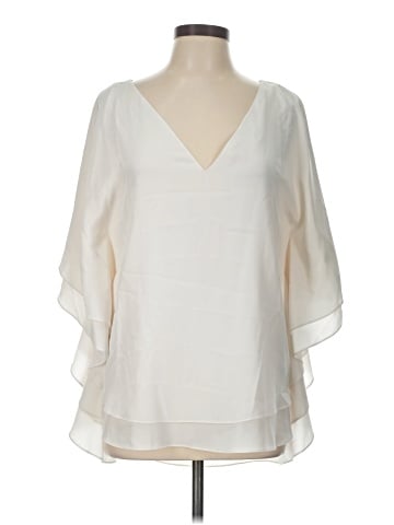 Ralph Lauren Black Label 3/4 Sleeve Silk Top (view 1)