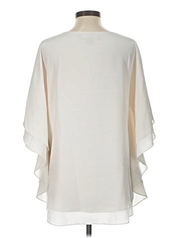 Ralph Lauren Black Label 3/4 Sleeve Silk Top (view 2)